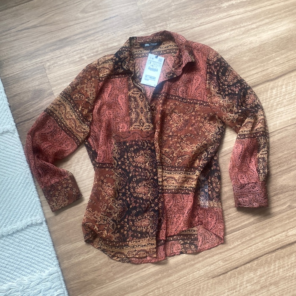 Long sleeve blouse